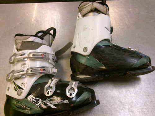 Vist Large View of Product Image Which is Used Nordica CRUISE Womens DH Ski Boot White 265 MP - M08.5 - W09.5