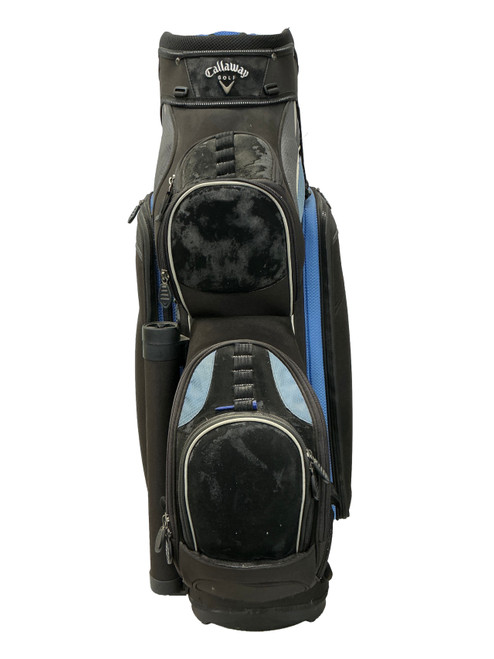 Vist Large View of Product Image Which is Used Callaway 14 WAY Mens Cart Bag Black And Royal Blue