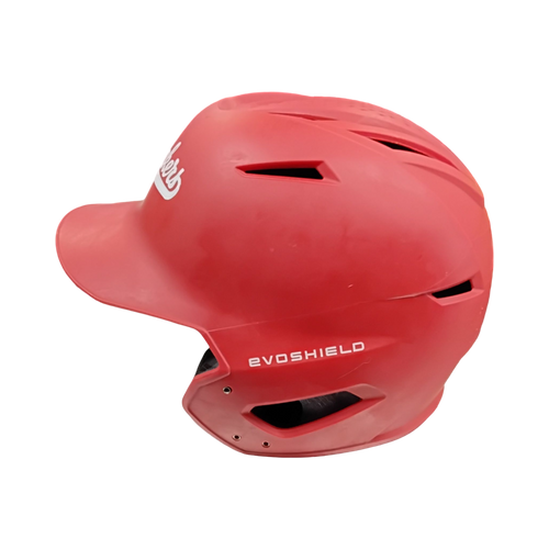 Vist Large View of Product Image Which is Used Evoshield Batting Helmet No Mask Red M/L