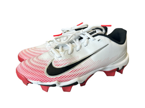 Vist Large View of Product Image Which is Used Nike VAPOR SHARK 3 Jr FB Cleats White Junior 06