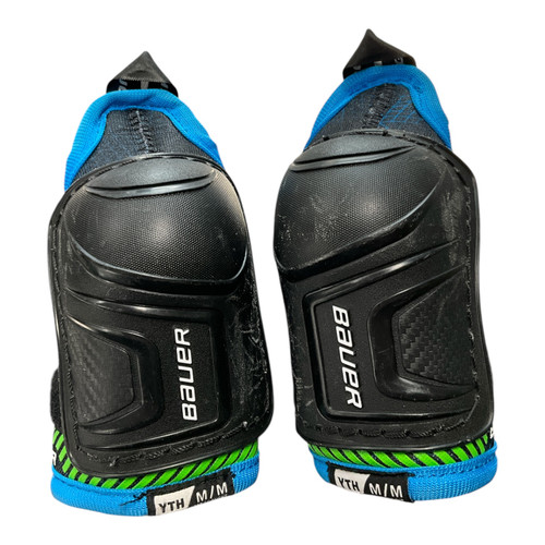Vist Large View of Product Image Which is Used Bauer X Youth Elbow Pads MD