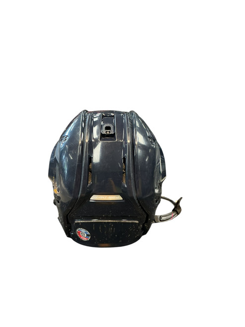 Vist Large View of Product Image Which is Used Bauer REAKT 150M Helmet Half Visor Combo Navy Blue MD