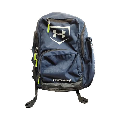 Vist Large View of Product Image Which is Used Under Armour STORM BB/SB Player Backpack Navy Blue