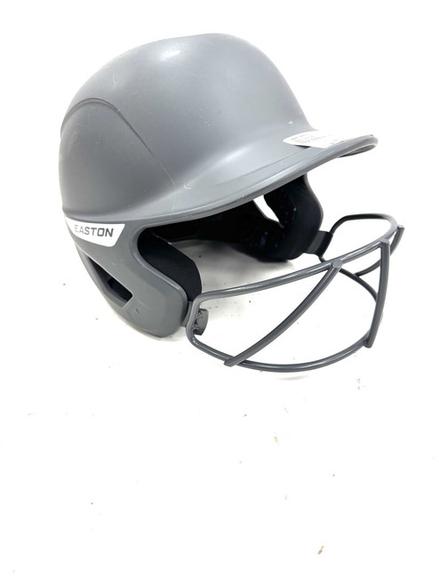 Vist Large View of Product Image Which is Used Easton 6 1/4 - 6 7/8 Batting Helmet w/Mask Grey XS/S