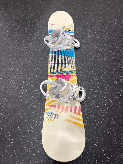 Vist Large View of Product Image Which is Used Rome SDS JETT Womens Board/Bindings White 144 cm