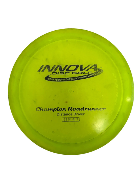 Vist Large View of Product Image Which is Used Innova Champion Roadrunner 167g Disc Golf Driver Green 