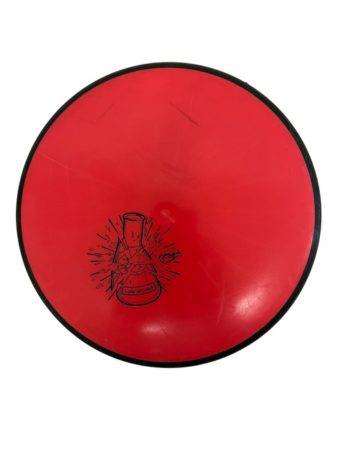 Vist Large View of Product Image Which is Used MVP Lab Second Atom 174g Disc Golf Putter Red