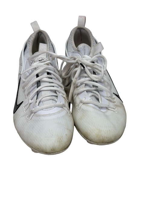 Vist Large View of Product Image Which is Used Nike HUARACHE 9 ELITE LOW LAX FD00089-101 Mens Lacrosse Cleats Mens White Size 12