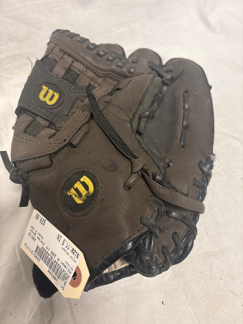 Vist Large View of Product Image Which is Used Wilson A 200 BB/SB Glove RH Throw Brown 11 1/2"