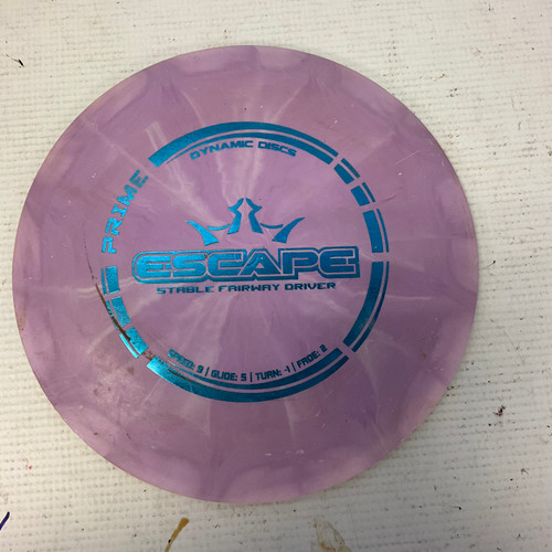Vist Large View of Product Image Which is Used Dynamic Discs ESCAPE PRIME Disc Golf Driver Purple
