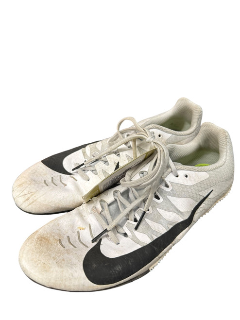 Vist Large View of Product Image Which is Used Nike ZOOM RIVAL S Track & Field Cleats Adult White Senior 9.5