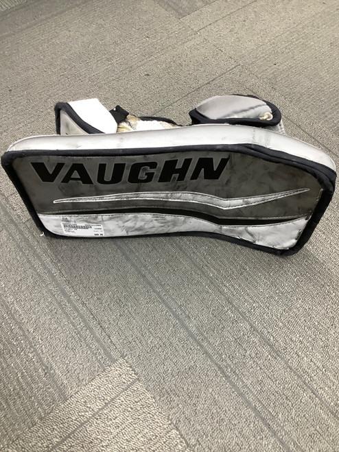 Vist Large View of Product Image Which is Used Vaughn V6 Senior Goalie Blocker Grey