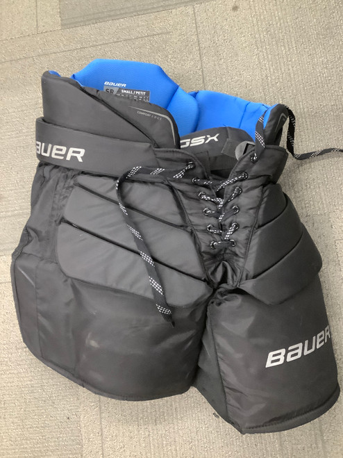 Vist Large View of Product Image Which is Used Bauer GSX Senior Goalie Pant Black SM