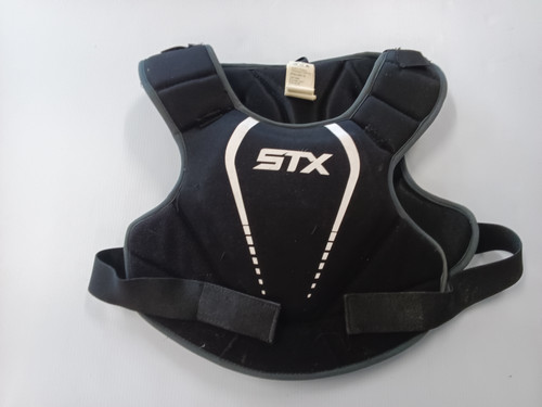 Vist Large View of Product Image Which is Used STX Lacrosse Shoulder Pads Black LG