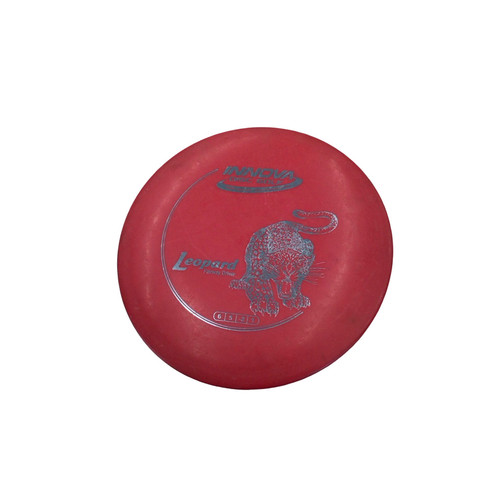 Vist Large View of Product Image Which is Used Innova LEOPARD Disc Golf Driver Red