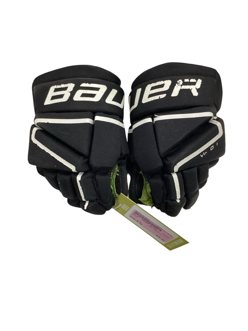 Vist Large View of Product Image Which is Used Bauer VAPOR VELOCITY Junior Gloves Black 9"