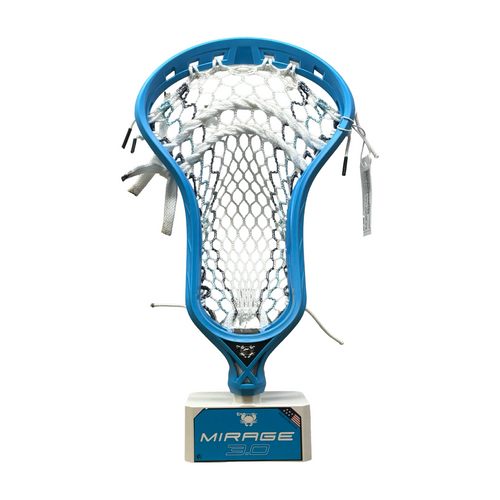 Vist Large View of Product Image Which is Used East Coast Dyes MIRAGE 3.0 CUSTOM STRINGING Mens Lacrosse Head Cobalt
