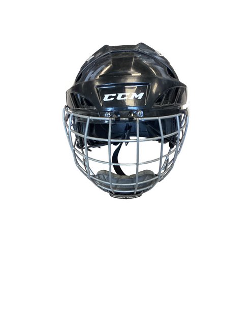 Vist Large View of Product Image Which is Used CCM FL 40 Helmet Cage Combo Black SM