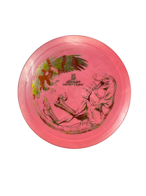 Vist Large View of Product Image Which is Used Discraft RAPTOR Disc Golf Mid Range Pink