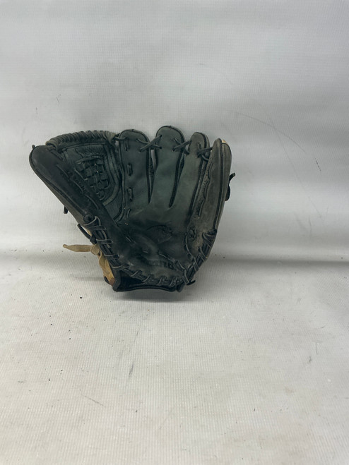 Vist Large View of Product Image Which is Used Mizuno GSP1202 BB/SB Glove RH Throw Black 12"