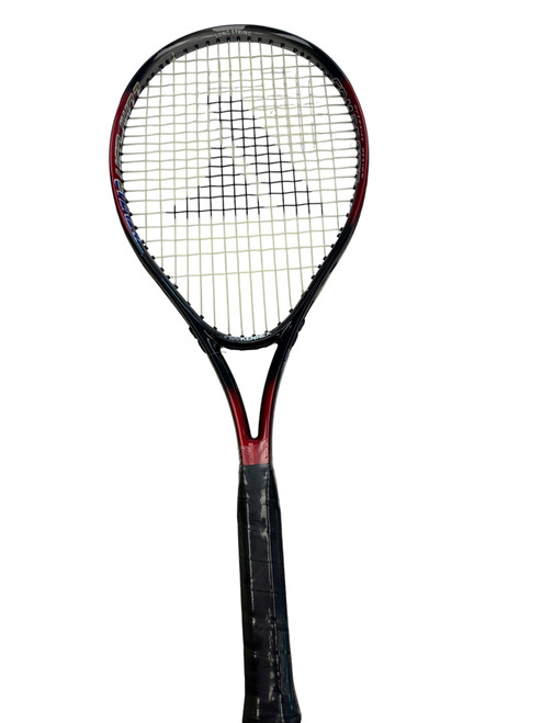 Vist Large View of Product Image Which is Used Pro Kennex COMPOSITE OVERLAY Adult Tennis Racquet Black 4 1/2"