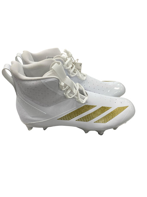 Vist Large View of Product Image Which is Used Adidas Adult FB Cleats White Senior 13