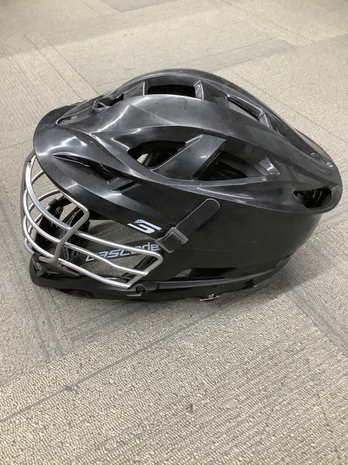 Vist Large View of Product Image Which is Used Cascade S Lacrosse Helmet Black One Size