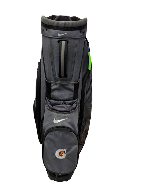 Vist Large View of Product Image Which is Used Nike 14-Way Golf Bag Grey w/ Gatorade Embroidery