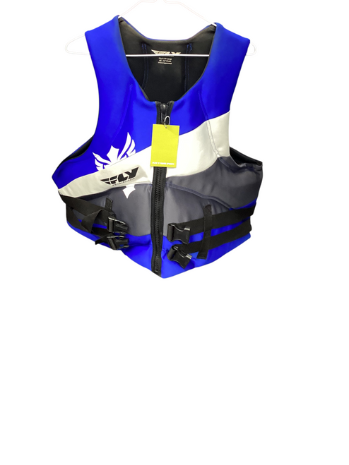 Vist Large View of Product Image Which is Used Fly Racing Adult Personal Floatation Device Royal Blue