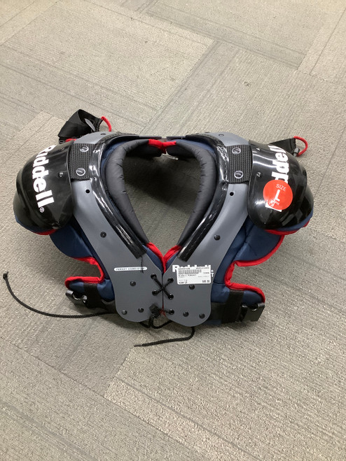 Vist Large View of Product Image Which is Used Riddell PURSUIT FB Shoulder Pads Grey LG