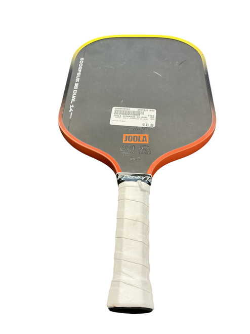 Vist Large View of Product Image Which is Used JOOLA SCORPEUS 3S DUAL 14MM Pickleball Racquet Black