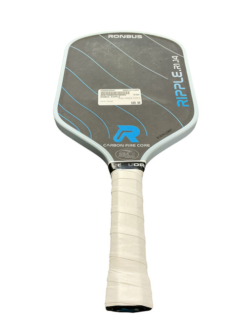Vist Large View of Product Image Which is Used RONBUS RIPPLE Pickleball Racquet Black