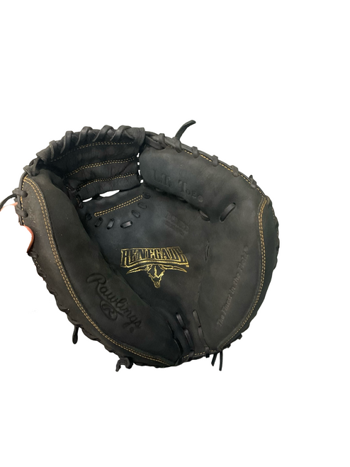 Vist Large View of Product Image Which is Used Rawlings RENEGADE BB/SB Catchers RH Throw Black 32 1/2"