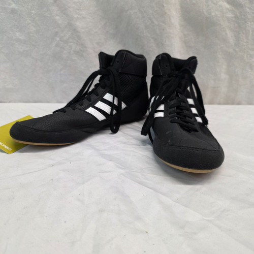 Vist Large View of Product Image Which is Used Adidas Wrestling Shoes Black Senior 6
