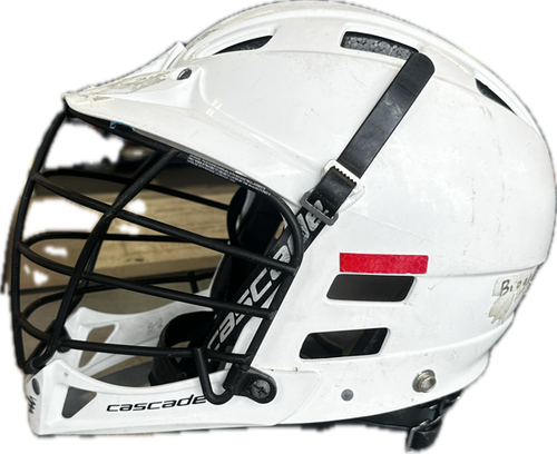 Vist Large View of Product Image Which is Used Cascade CPV WHT Lacrosse Helmet White S/M