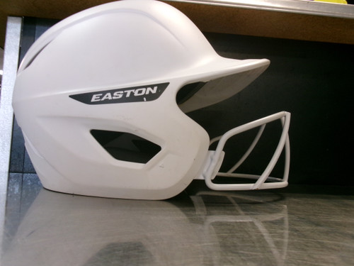Vist Large View of Product Image Which is Used Easton HELMET Batting Helmet w/Mask White M/L