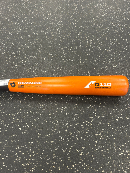 Vist Large View of Product Image Which is Used Demarini D110 PRO MAPLE BB/SB Wood Bat 32"