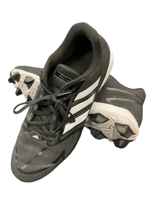 Vist Large View of Product Image Which is Used Adidas 3 OUNCE BB/SB Cleats Black Senior 12