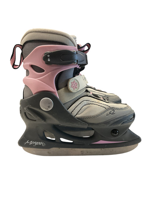 Vist Large View of Product Image Which is Used MORGAN ADJUSTABLE SKATE Junior Hockey Skate Adjustable