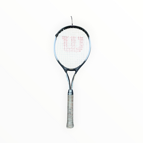 Vist Large View of Product Image Which is Used Wilson Adult Tennis Racquet Black Unknown