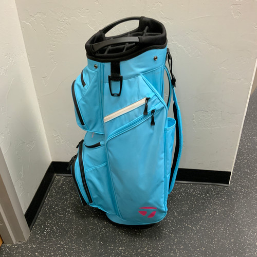 Vist Large View of Product Image Which is Used Taylormade CART LITE Womens Cart Bag Carolina Blue