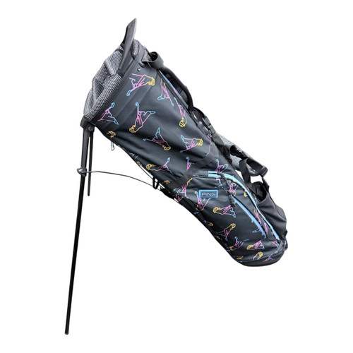 Vist Large View of Product Image Which is New w/Tags Ping MOONLANDER Stand Bag Black