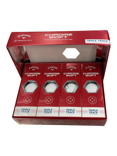 Vist Large View of Product Image Which is Used Callaway CHROME SOFT 12 Pack - Golf Balls