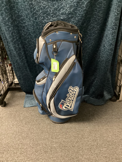 Vist Large View of Product Image Which is Used Wilson PATRIOTS BAG Mens cart Bag Navy Blue