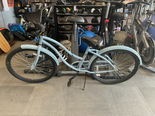 Vist Large View of Product Image Which is Used CONCROD BEACH CRUISER Cruiser Bike Womens Carolina Blue 17-18" - MD  Frame