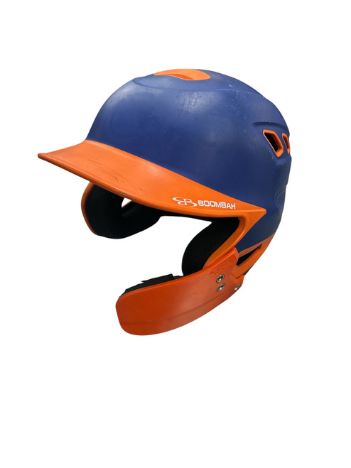 Vist Large View of Product Image Which is Used BoomBah BATTING HELMET Batting Helmet No Mask Royal Blue One Size