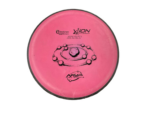 Vist Large View of Product Image Which is Used MVP ELECTRON SOFT ION Disc Golf Putter Maroon 173g
