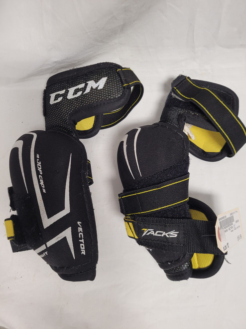 Vist Large View of Product Image Which is Used CCM TACKS VECTOR Junior Elbow Pads MD