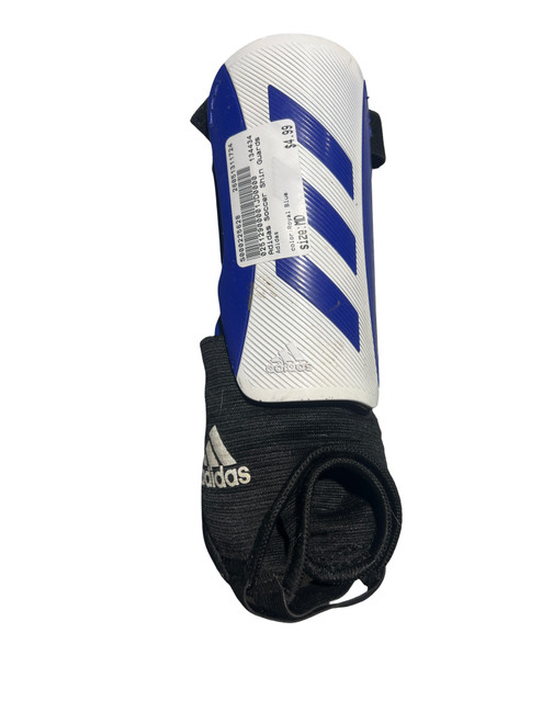Vist Large View of Product Image Which is Used Adidas Soccer Shin Guards Youth Royal Blue MD