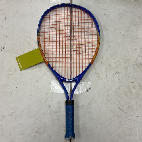 Vist Large View of Product Image Which is Used Wilson TITANIUM 21 Junior Tennis Racquet Royal Blue 21"